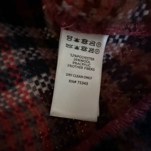 Rachel Zoe pink plaid shacket blazer jacket size xs - Picture 4 of 9